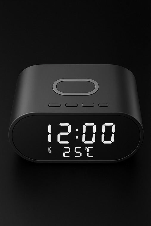 Reloj Despertador Digital + Cargador Inalámbrico 2 en 1