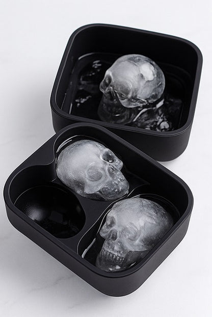 Cubeta de Hielo en Molde Calavera Premium