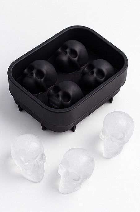 Cubeta de Hielo en Molde Calavera Premium