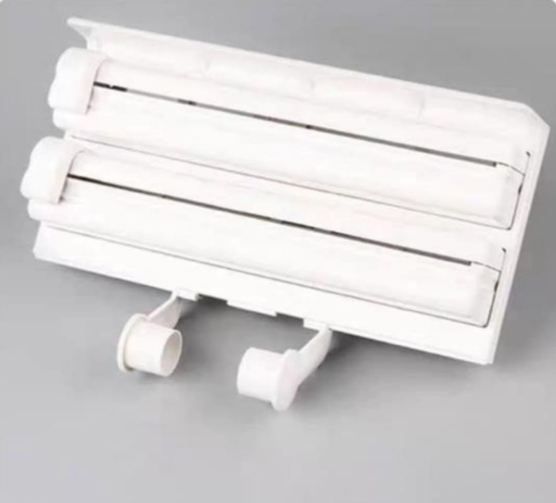 Soporte 3 en 1 para Papel Servilleta, Papel Aluminio y Vinipel