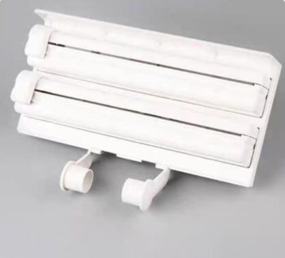 Soporte 3 en 1 para Papel Servilleta, Papel Aluminio y Vinipel