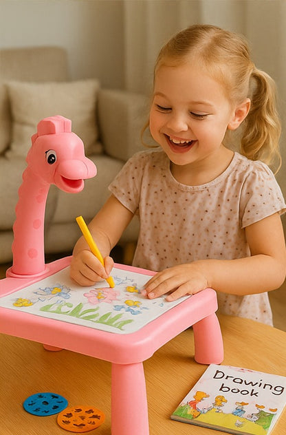Mesa con Proyector para Dibujo Infantil