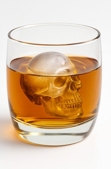 Cubeta de Hielo en Molde Calavera Premium