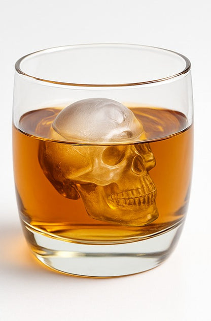 Cubeta de Hielo en Molde Calavera Premium
