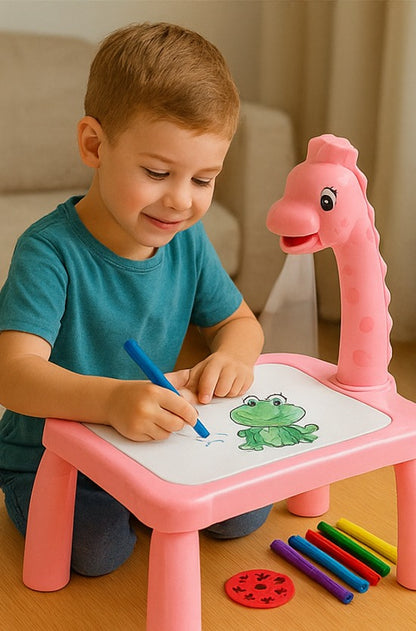 Mesa con Proyector para Dibujo Infantil
